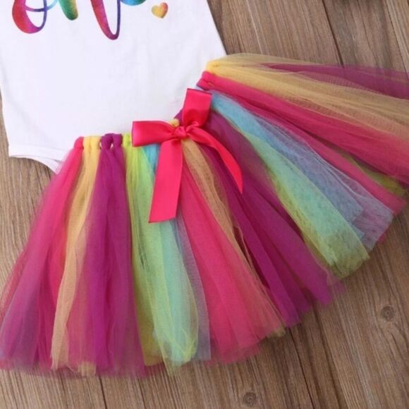 5⭐️rated 1st Birthday Princess Tutu Dress Outfit - Picture 8 of 9